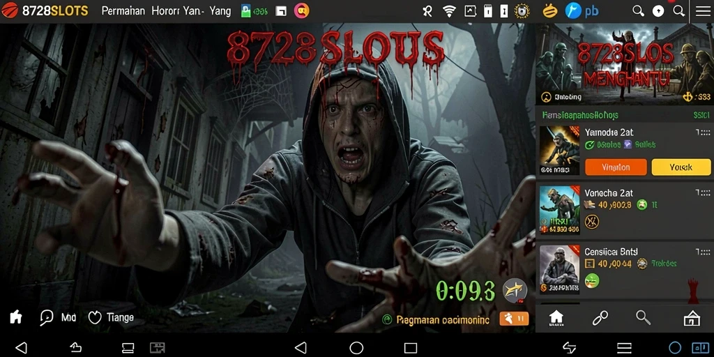 Tampilan gameplay <strong>8728SLOTS</strong> yang mencekam dan penuh ketegangan.