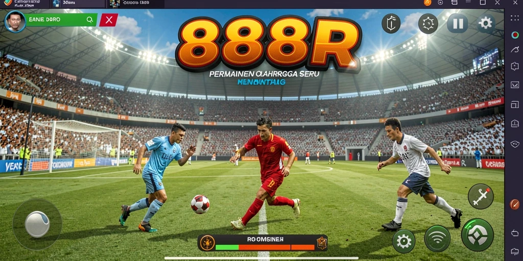 Tampilan gameplay 888R yang menarik dan penuh aksi olahraga.