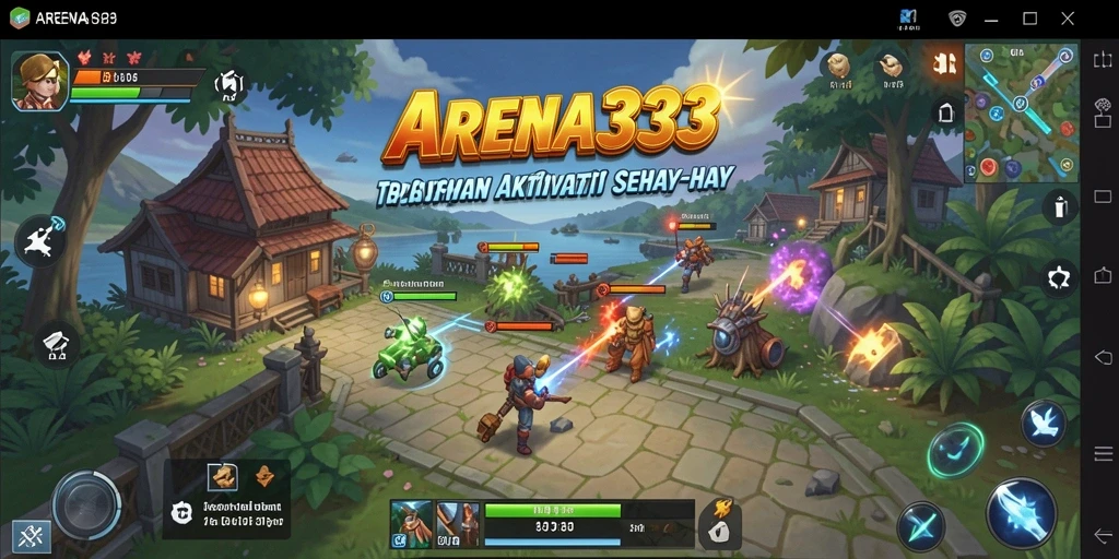Tampilan antarmuka ARENA333 yang inovatif dan mudah digunakan.
