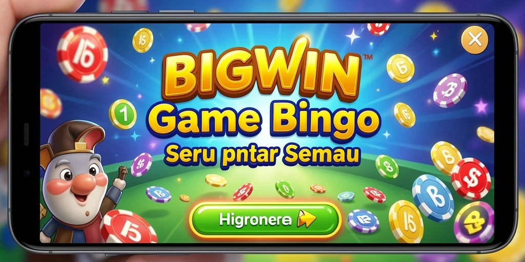 Gameplay Bingo yang seru dan interaktif di BIGWIN.