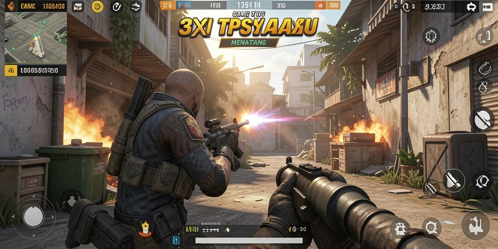 Tampilan gameplay FO8 dengan aksi seru dalam pertempuran TPS yang mendebarkan.