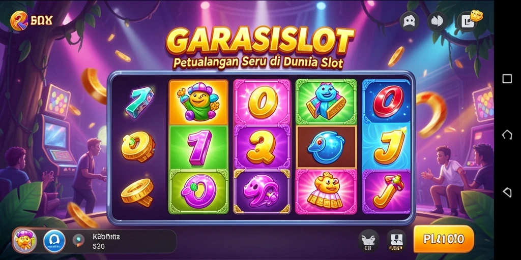 Screenshot GARASISLOT menampilkan gameplay yang seru dan menantang.