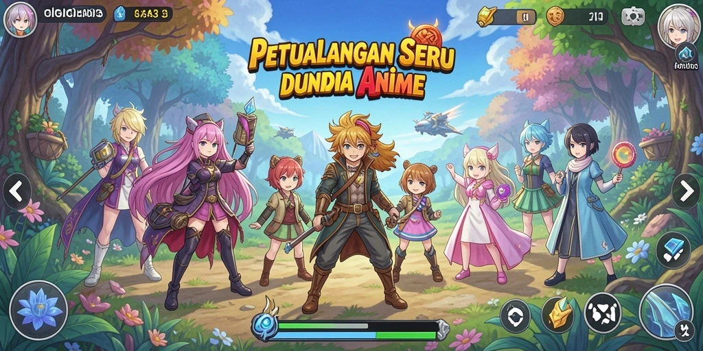 Screenshot GIGA33 menampilkan aksi mendebarkan karakter anime.