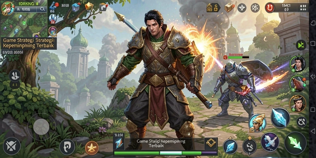 Tampilan gameplay menarik dalam IDRKING dengan elemen strategi yang mendebarkan.