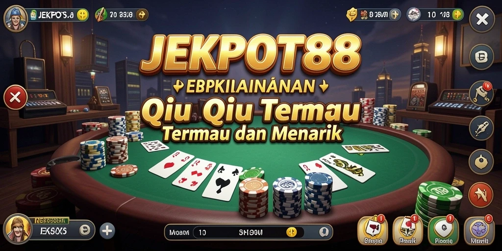Screenshot gameplay QiuQiu yang menampilkan suasana seru.