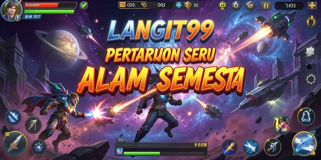 Tangkapan layar menunjukkan duel seru dalam <strong>LANGIT99</strong> dengan aksi bertarung yang intens.
