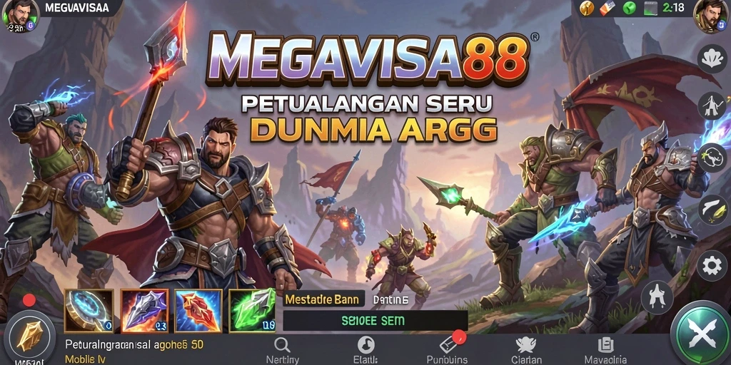 Tampilan menarik dari gameplay ARPG di MEGAVISA88.
