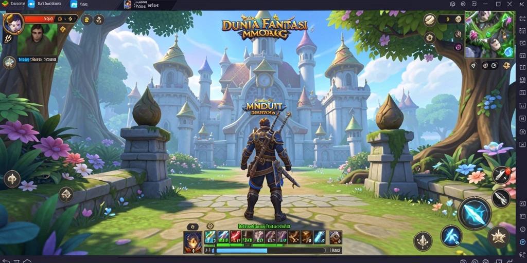 Tangkapan layar gameplay <strong>MNDUIT</strong> menampilkan petualangan epik di dunia fantasi.