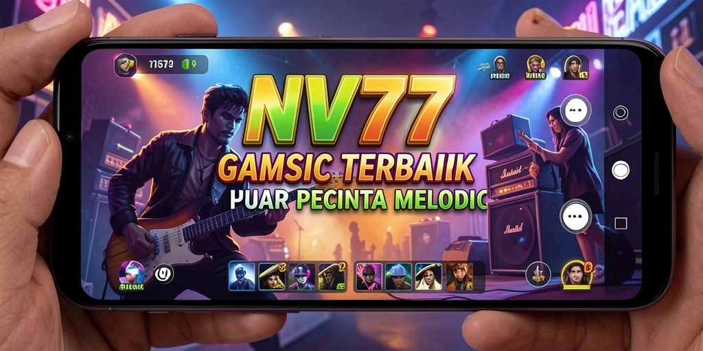 Tampilan gameplay NV77 yang menarik dengan berbagai efek visual.