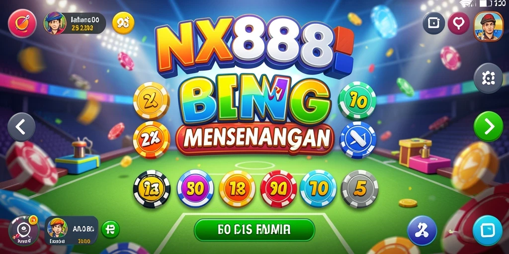 Tampilan gameplay seru di NX888 yang penuh tantangan Bingo.
