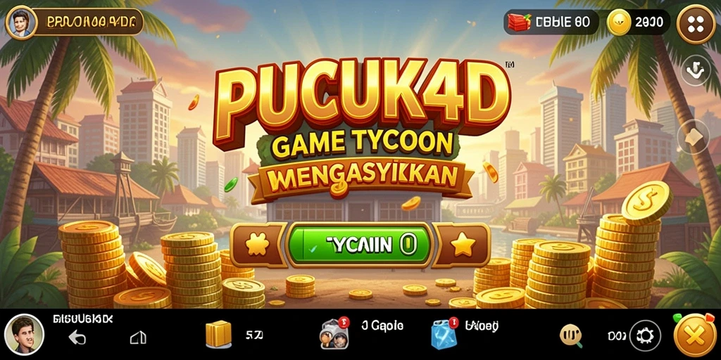Gameplay PUCUK4D yang seru dan menantang di dunia Tycoon.