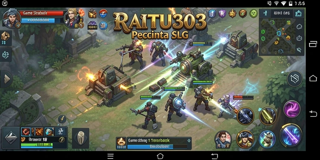 Screenshot utama dari gameplay SLG yang penuh strategi dan tantangan.