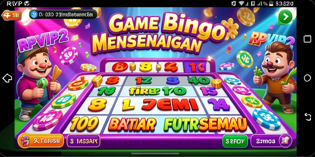 Tangkapan layar gameplay RPVIP2 dengan suasana Bingo yang seru.