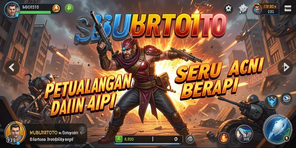 Screenshot utama SUBURTOTO menampilkan aksi mendebarkan dalam pertempuran intens.